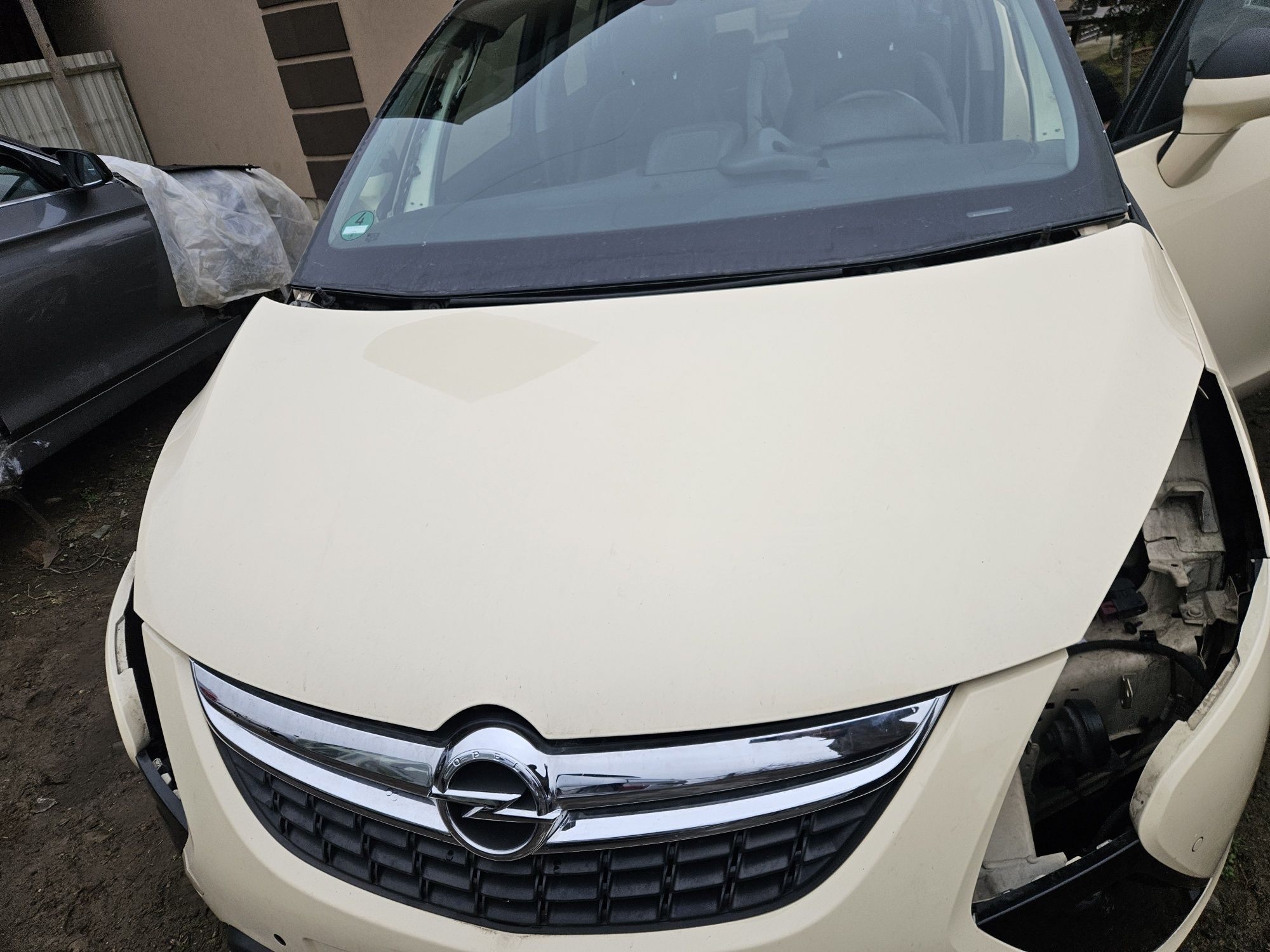 Шумоізоляція капоту Опель Зафіра Ц Opel Zafira C Утеплювач Карта Шумка