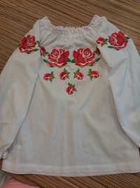 Вишиванка -134-140-146-см вишита сорочка на дівчинку