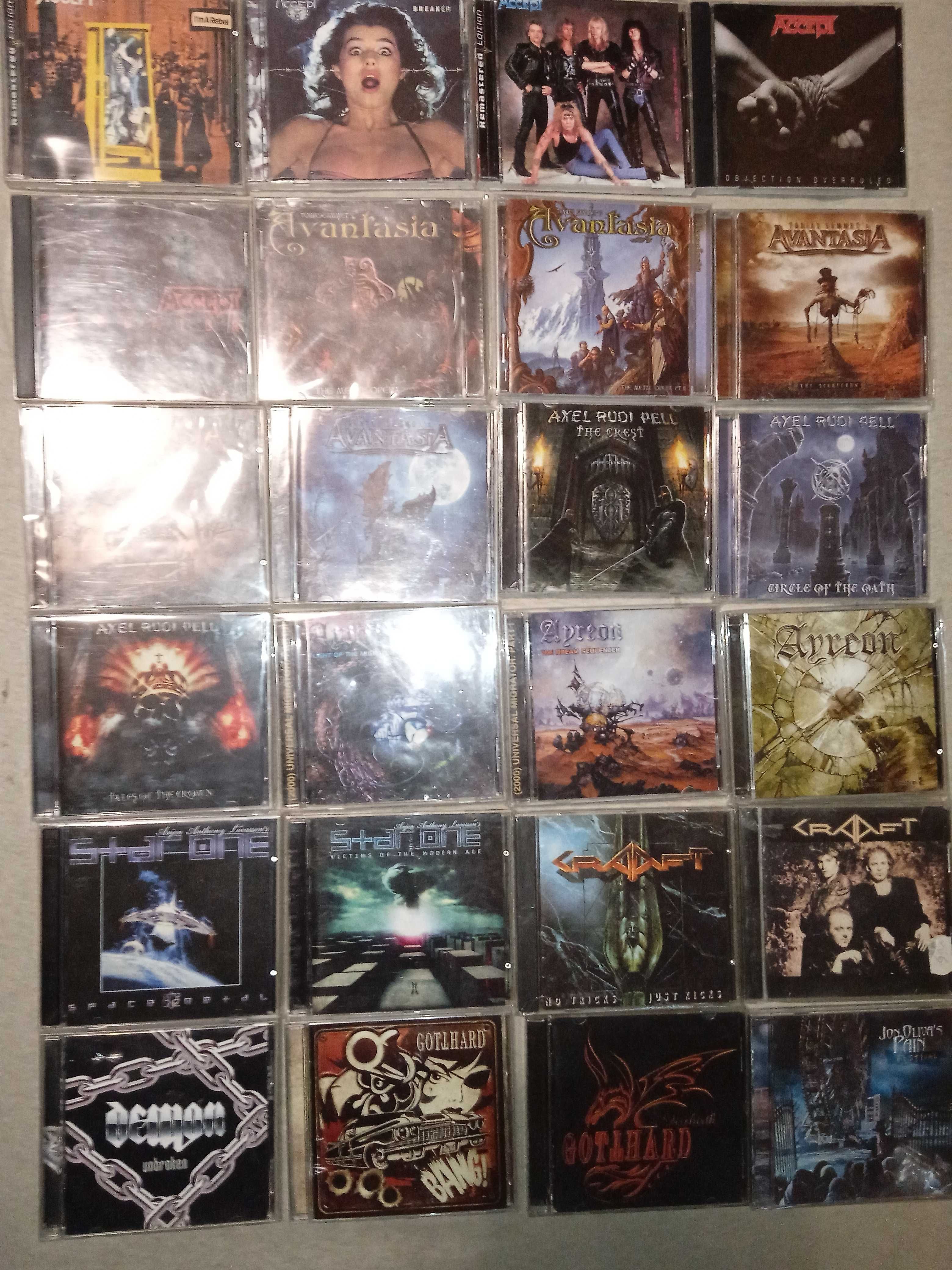 Продам різні CD Accept, Avantasia, Ayreon, Craaft.