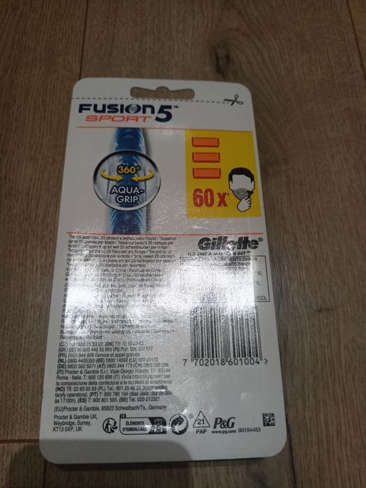 Gillette fusion sport 5 komplet