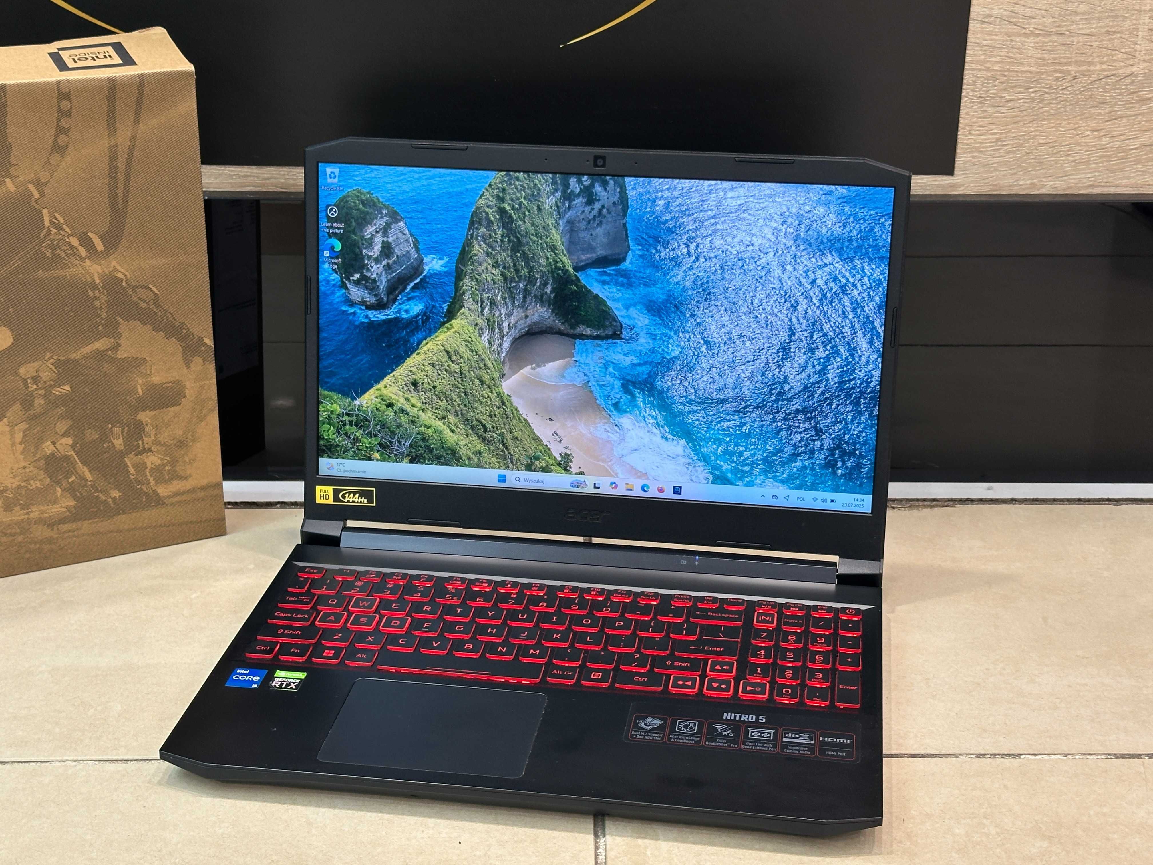 Laptop Gamingowy Acer Nitro 5 | i5-11400H | RTX 3050Ti | 16GB