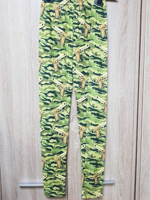 Legginsy moro pistolety r. XS