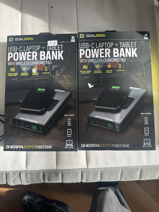 Новый powerbank 25600 mAh sherpa 100pd