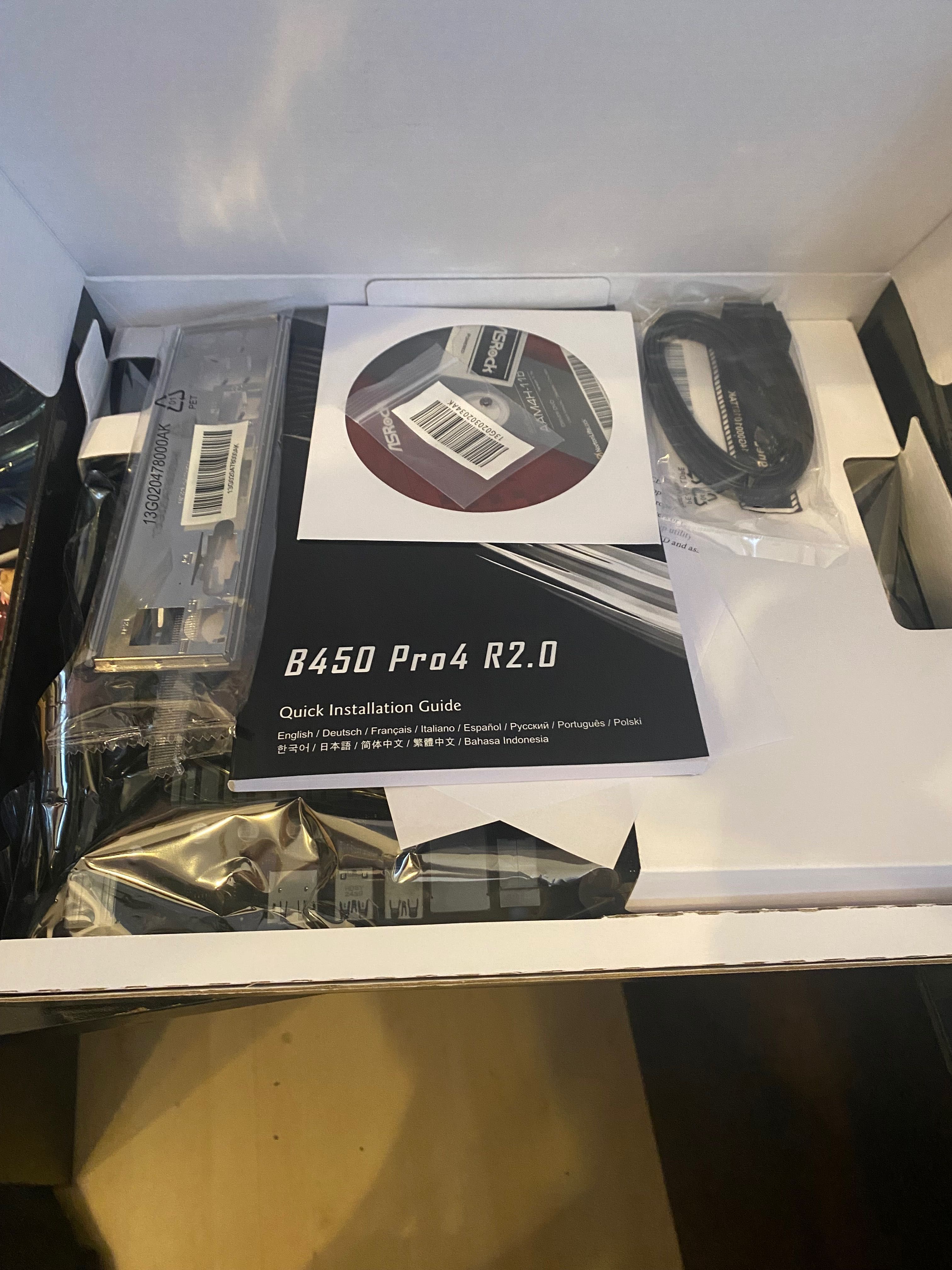 Płyta ASRock B450 Pro4 R2.0 AMD B450 DDR4 M.2 AM4 ATX
