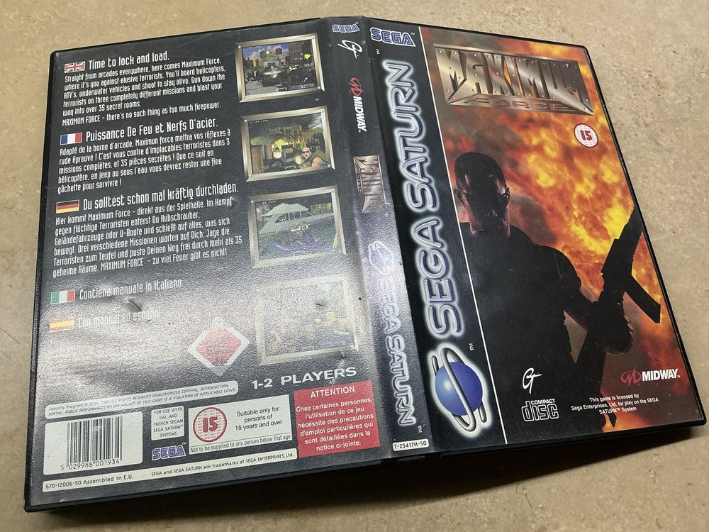 Maximum force sega saturn