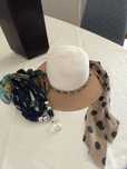 Conjunto chapéu + colar