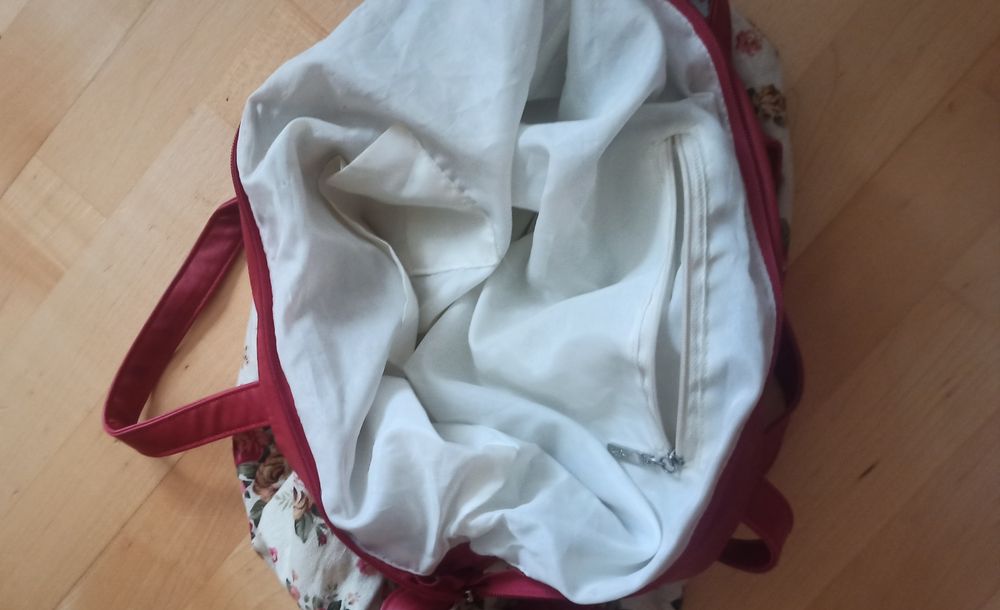 Top Secret torba torebka kwiaty A4