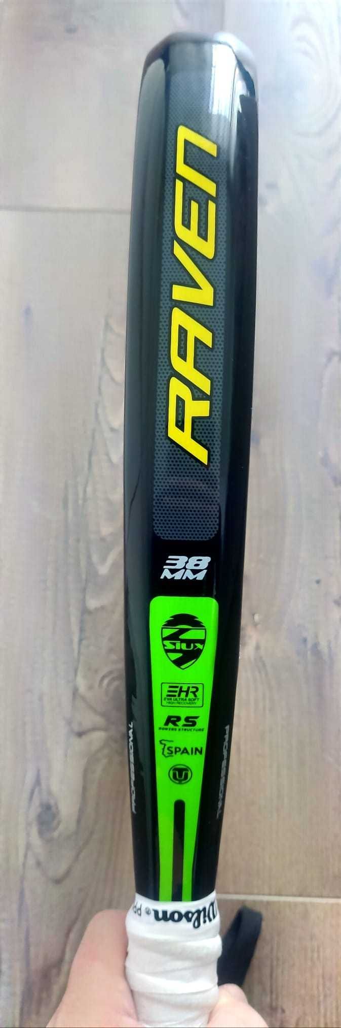 Raquete Padel - Siux Raven Hybrid 3k Carbono com bolsa