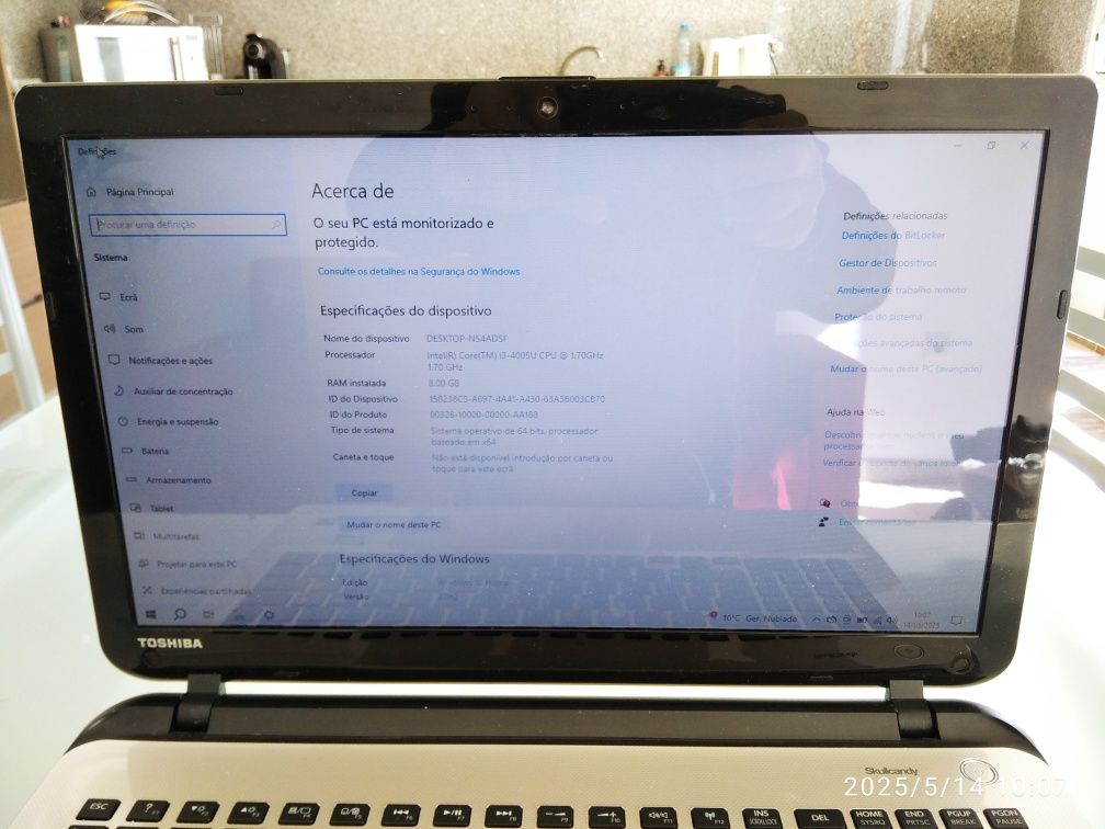 Toshiba Satélite L50-B-2GA  Core i3