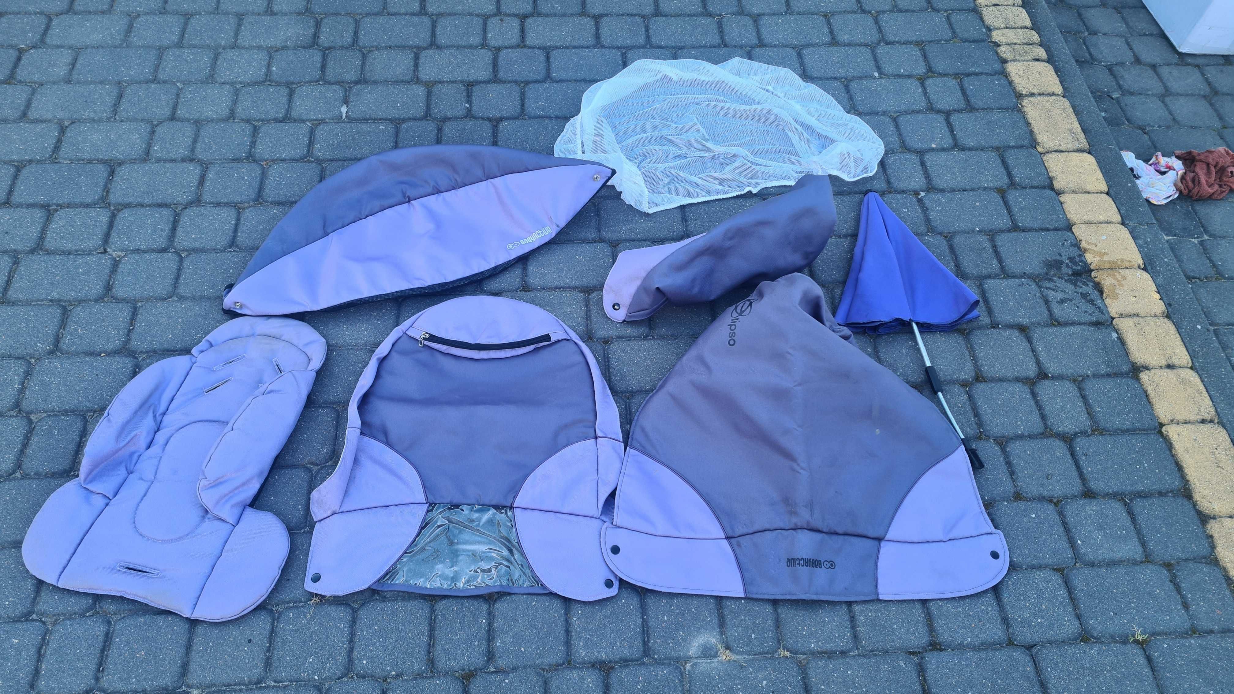 Wózek dziecięcy BabyActive Elipso Fioletowy