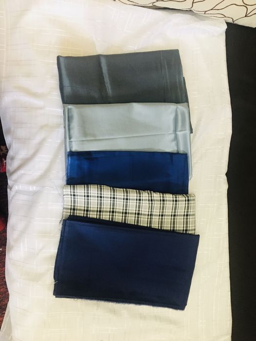 Подкладочные ткани шелк, саржа. Нейлон, ситец тик, трико.  Времен СССР