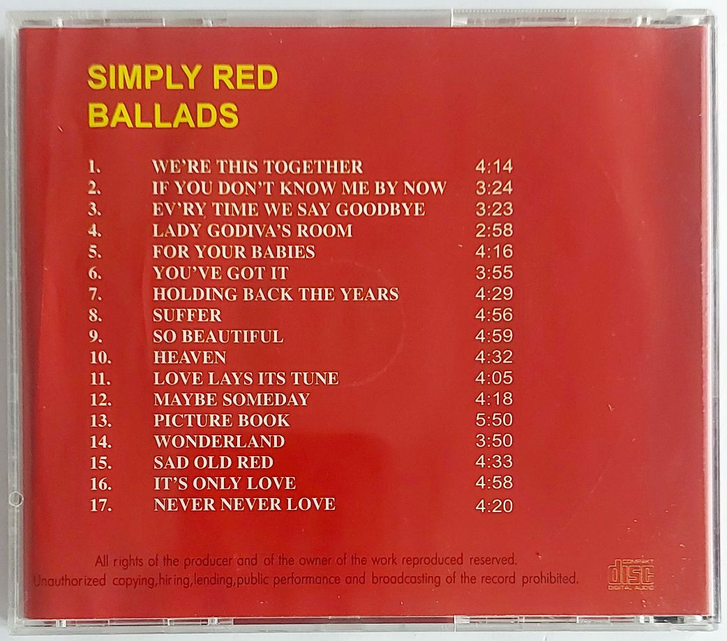 Simply Red  Best Ballads
