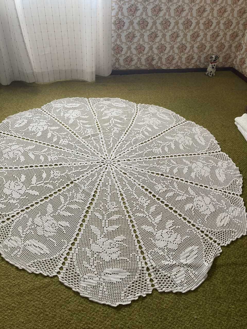 Toalha de Crochet Antiga