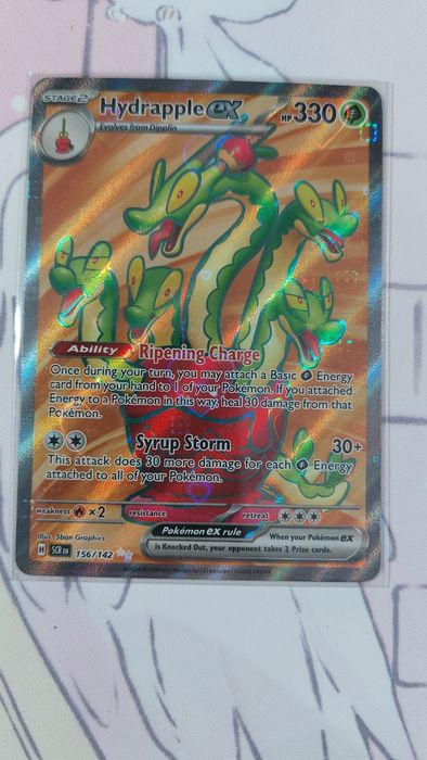 Hydrapple ex karta pokemon SCR EN 156/142