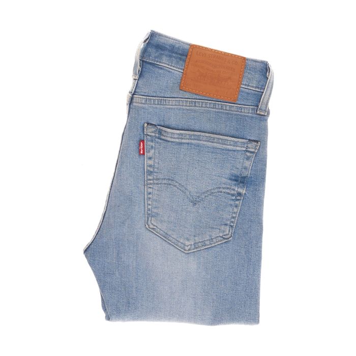 Spodnie Levis 519 Premium W30 L34 Ligh Blue Skinny Fit 30/34 Zip Fly