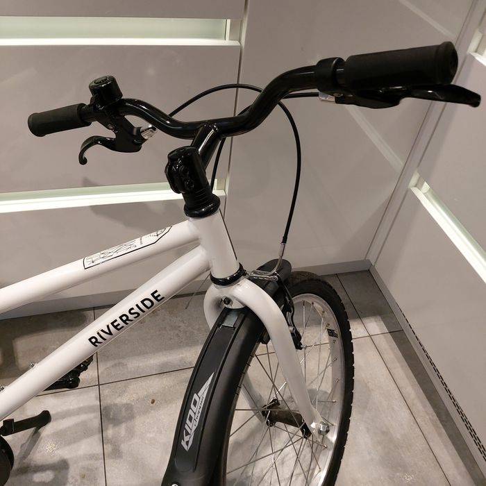 Rower Decathlon rower Riverside 20 calowy biały