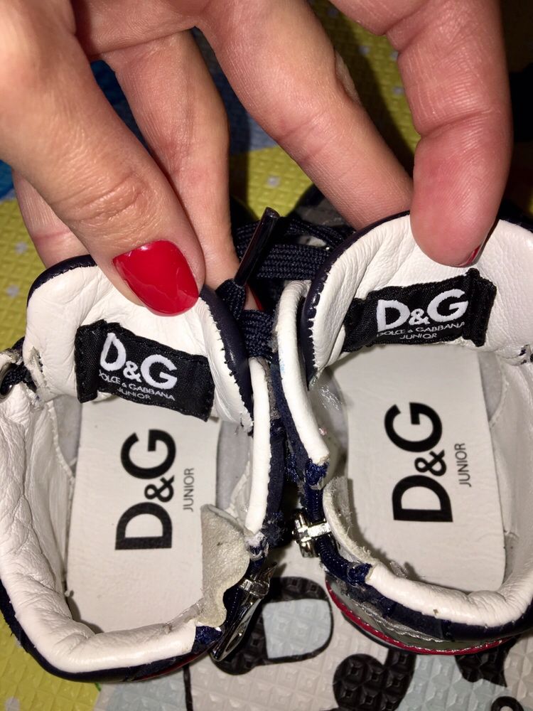 Кроссовки мокасины D&G оригинал осенние