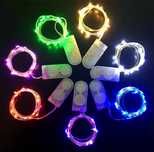 LED гірлянда 1м,2м,3м,5м на батарейках "таблетках"+ мигання, є ОПТ
