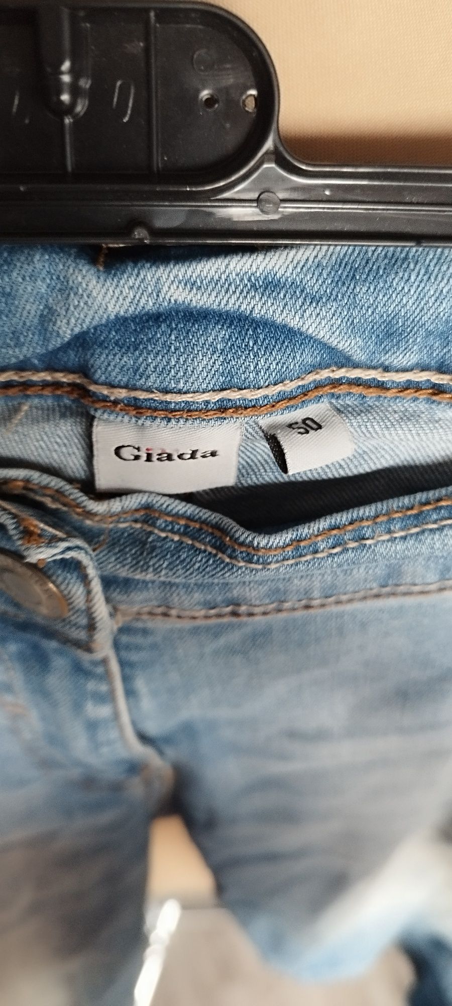 R.50 spodenki jeansowe damskie plus size