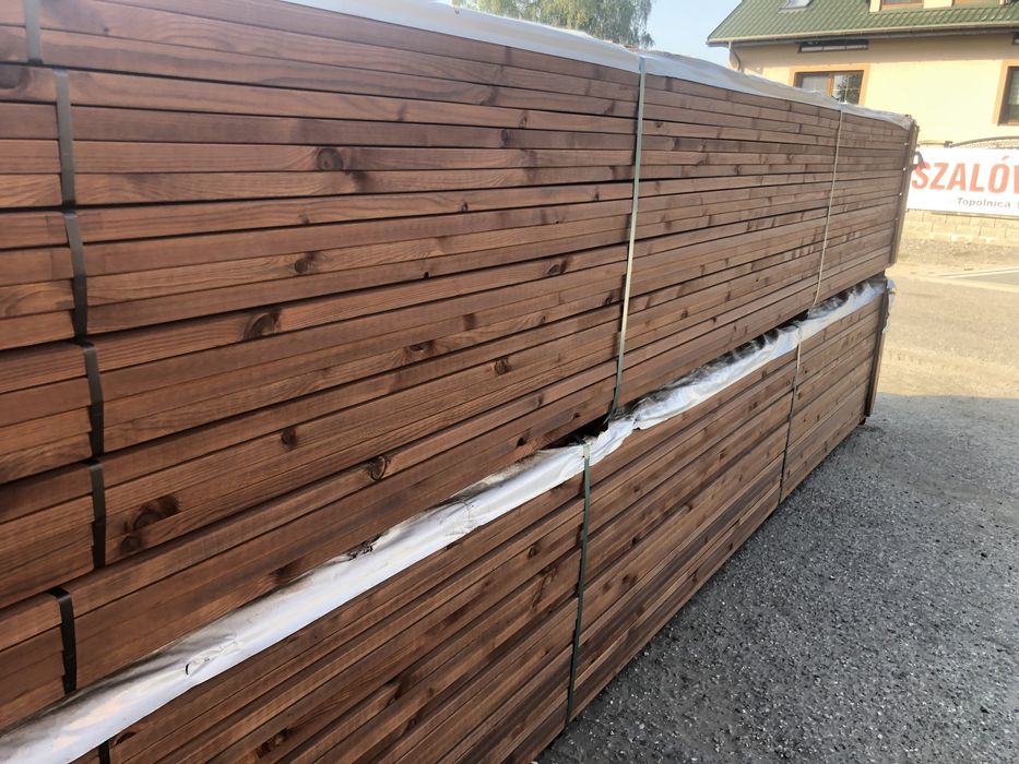 Deska tarasowa  impregnowana cisnieniowo thermo szalowka