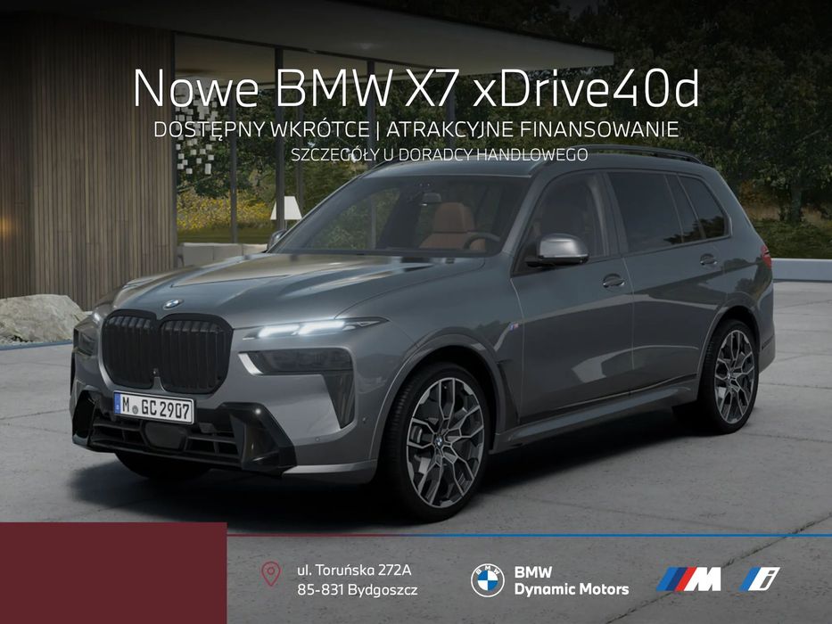 BMW X7 xDrive40d 352 KM mHEV - Pakiet M Pro - Hak Holowniczy - Iconic Glow!