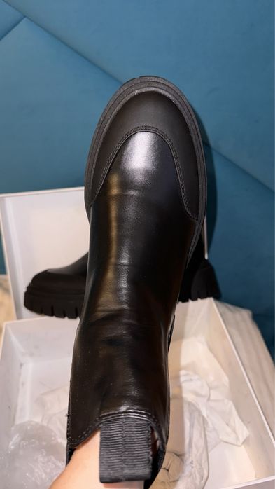 Ботинки челсі черевики сапоги Zara оригінал 40 розмір!26 устілка!