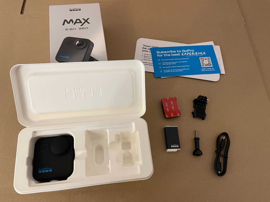 Kamera Sportowa Gopro Max Sferyczna 360 6k jak nowa KOMPLET Gwarancja