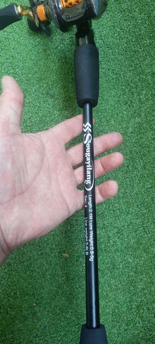 Wędka castingowa paver stic + Multiplikator Baitcasting