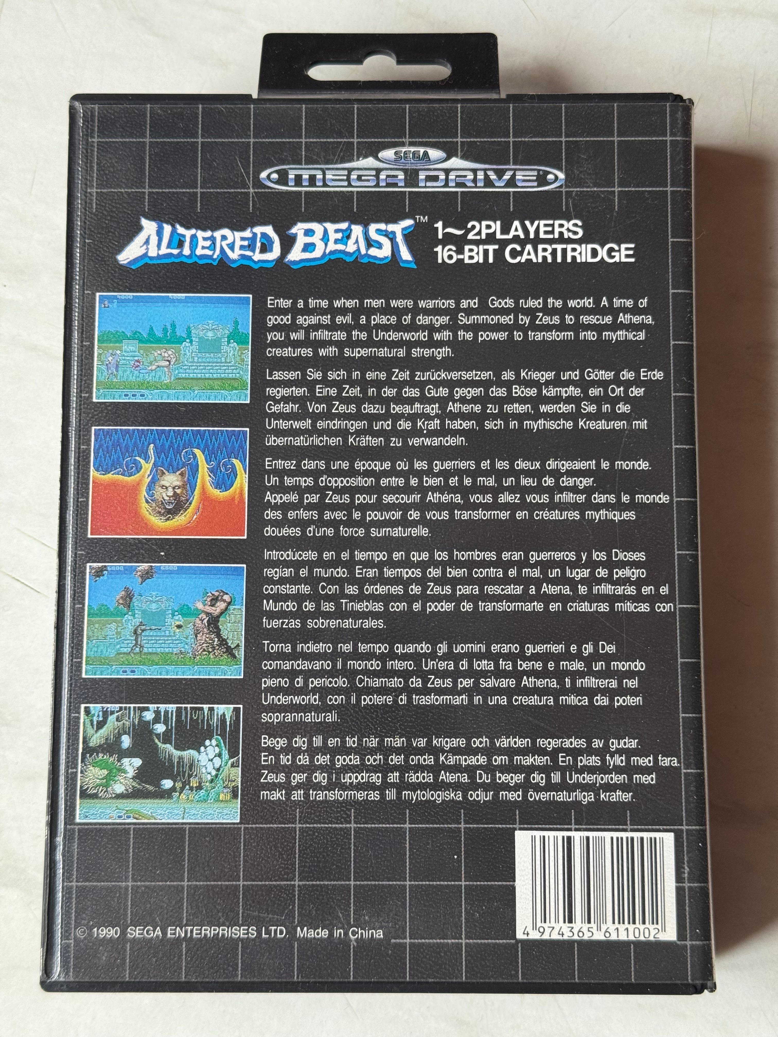Altered Beast / Sega Mega Drive