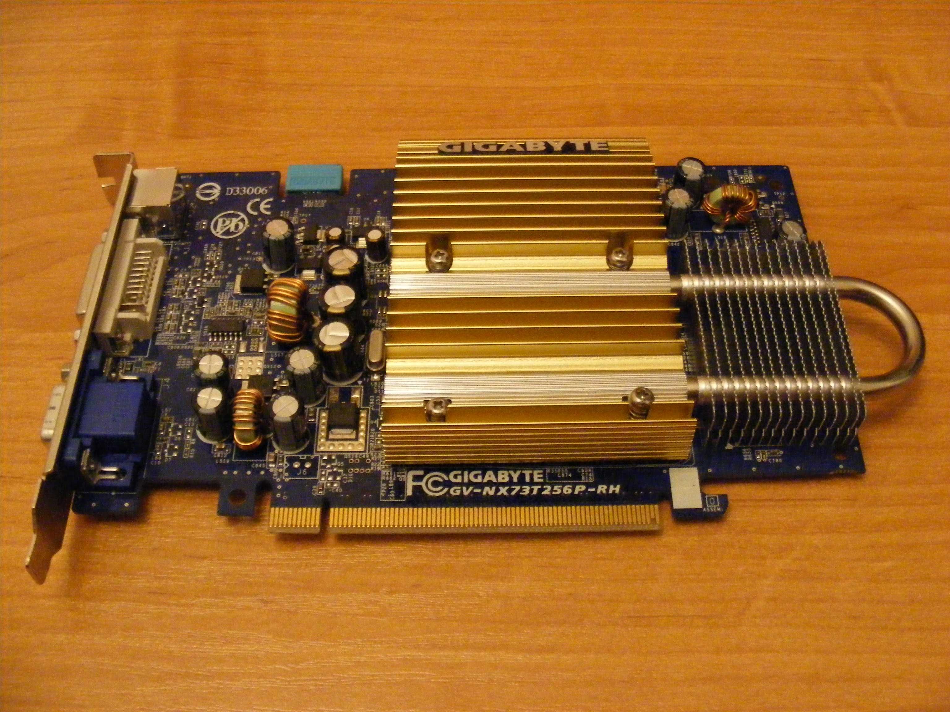 Karta graficzna GeForce 7300 GT Gigabyte GV-NX73T256P-RH