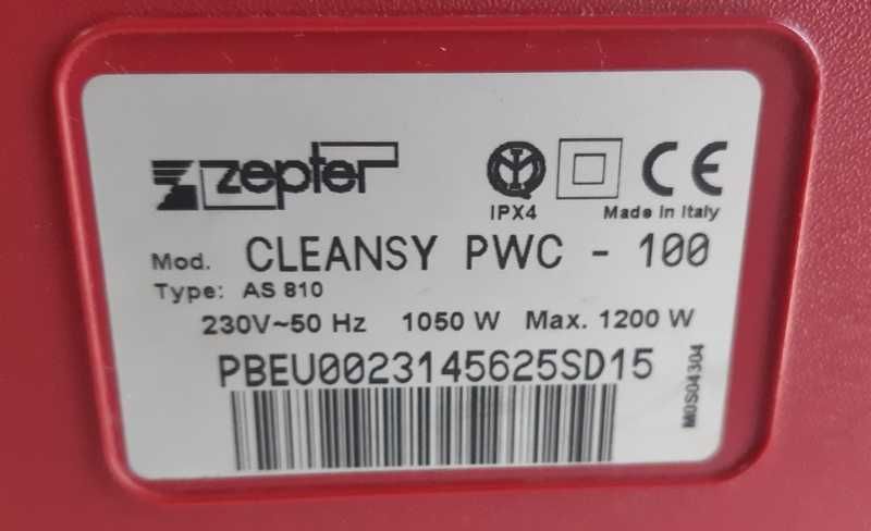 Пылесос Zepter с водным фильтром cleansy pwc-100