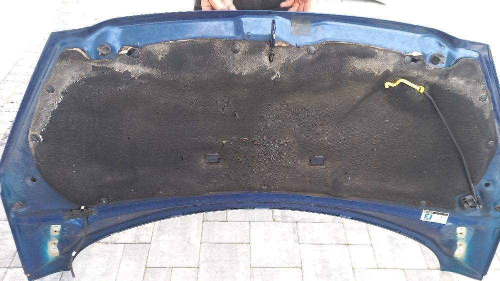 Vw fox maska pokrywa silnika czarna l041