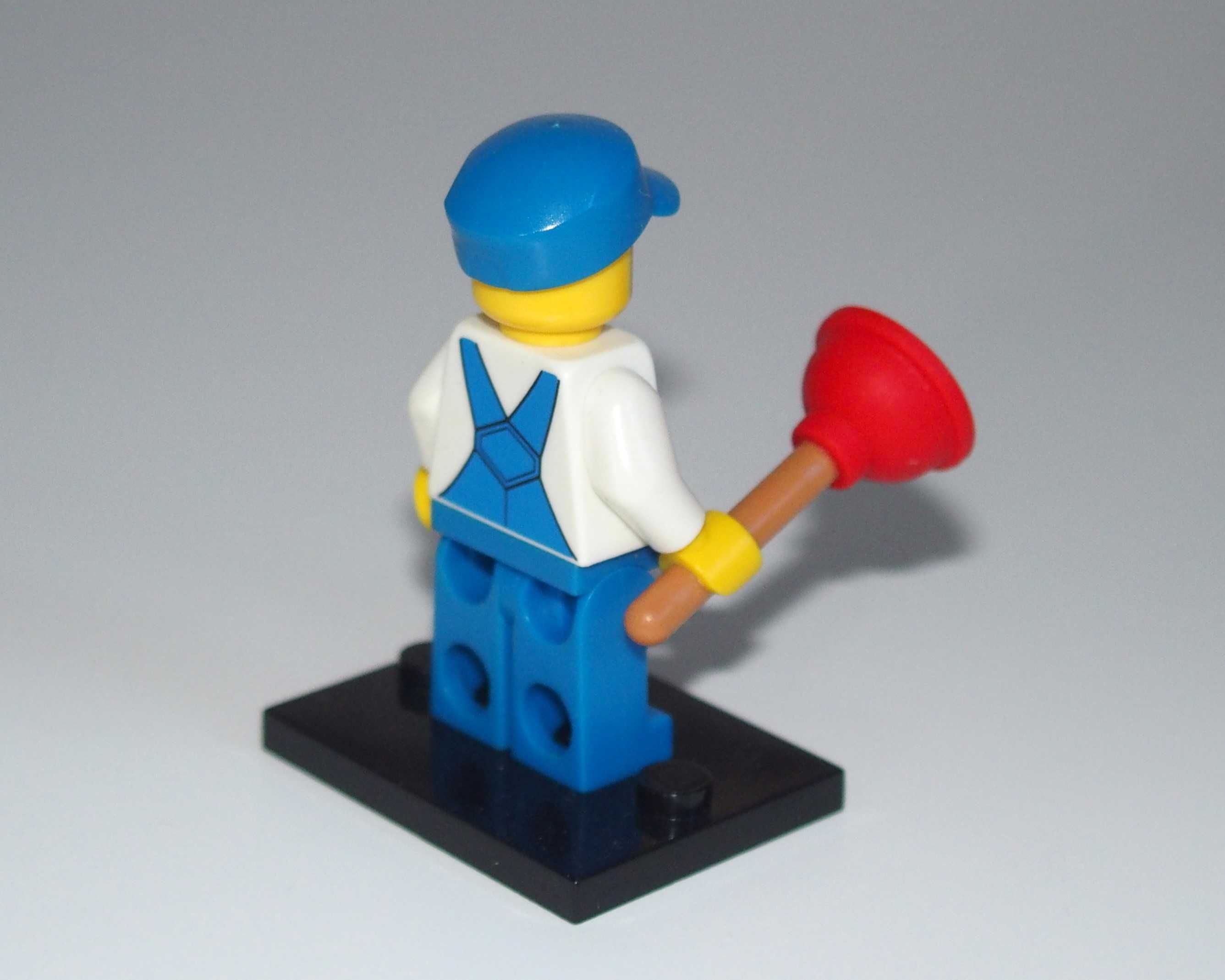 Minifigurka LEGO - Hydraulik / Plumber - figurka seria 9