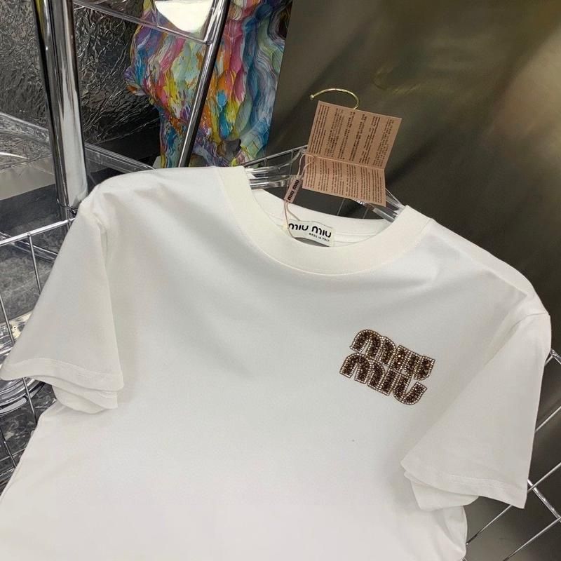 Футболка біла від Miu miu