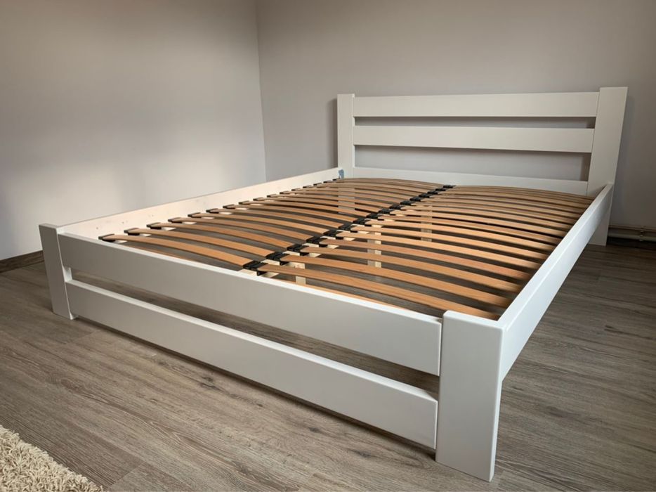 Ліжко з масиву дерева, деревʼяне ліжко спальня