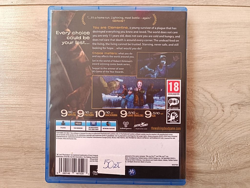 Gra PS4 - The Walking Dead Season Two