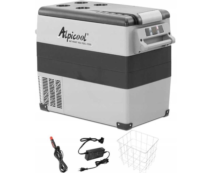 Lodówka samochodowa Alpicool CF45 45L chłodziarka zamrażarka 12/24/230