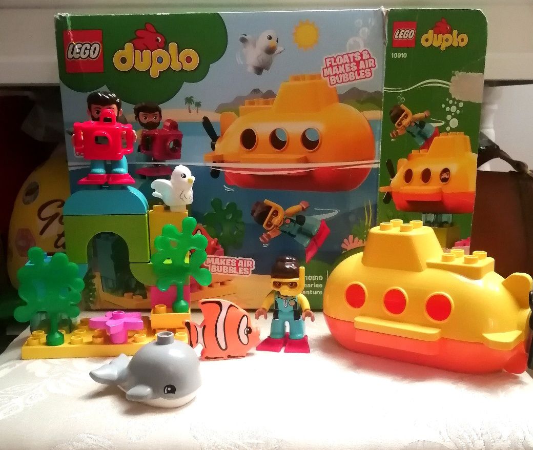 Lego duplo town przygoda w łodzi podwodnej