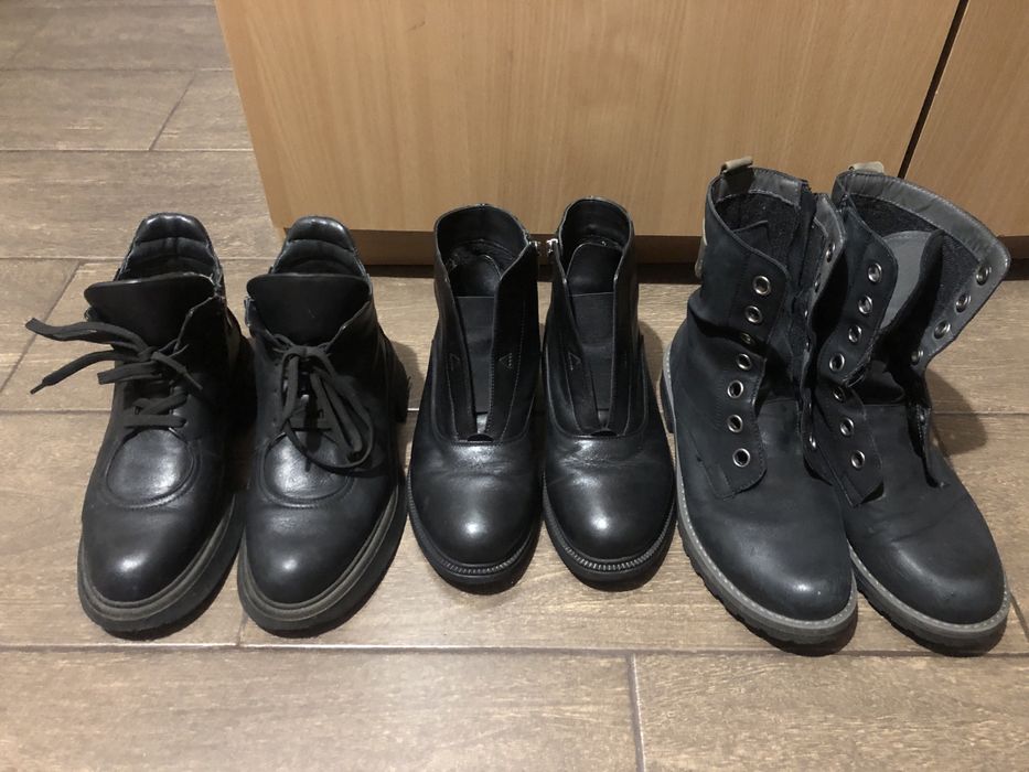 Жіночі сапожки шкіряні