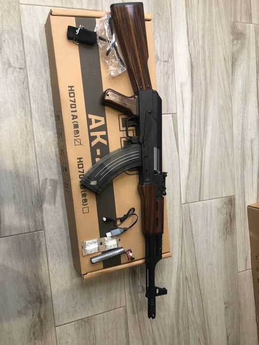 Професійний іграшковий автомат на орбізах АК-74, АК-47 Орбіган