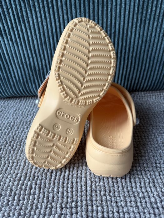 Klapki damskie Crocs Platform Pearl r. 39-40 d. 9 Nowe Platforma