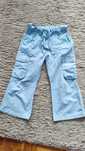 Spodnie letnie niebieskie roz.146