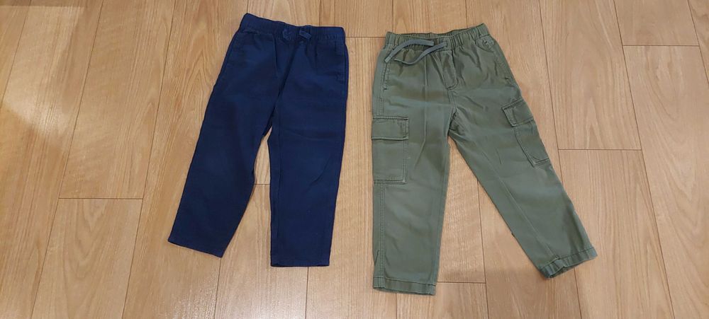 Spodnie lekkie  h&m rozmiar 110 2 sztuki