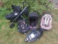 Wózek Maxi Cosi Mura 4 plus 3w1 oraz baza do samochodu IsoFix