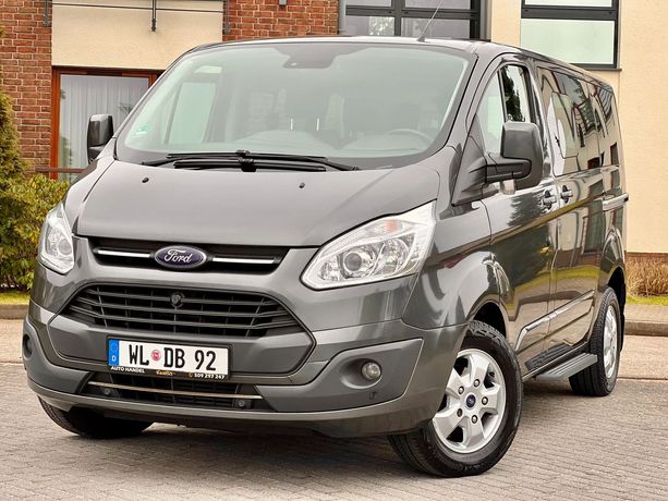 Ford Tourneo Custom Titanium 170KM Led Navi 9-Miejsc Drzwi Przesuwne x2 Jak Nowy !!!