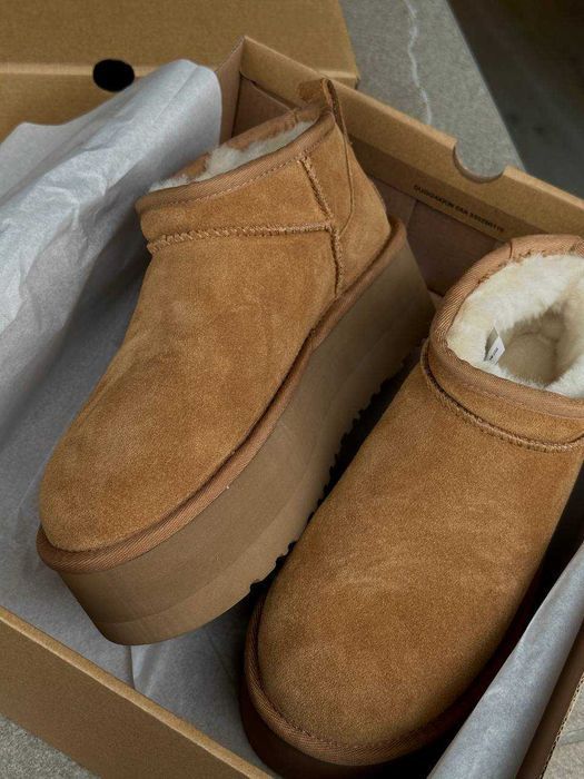 Угги/Угг/Уггі/Уги/Угі/UGG Australia Ultra Mini Platform Chestnut