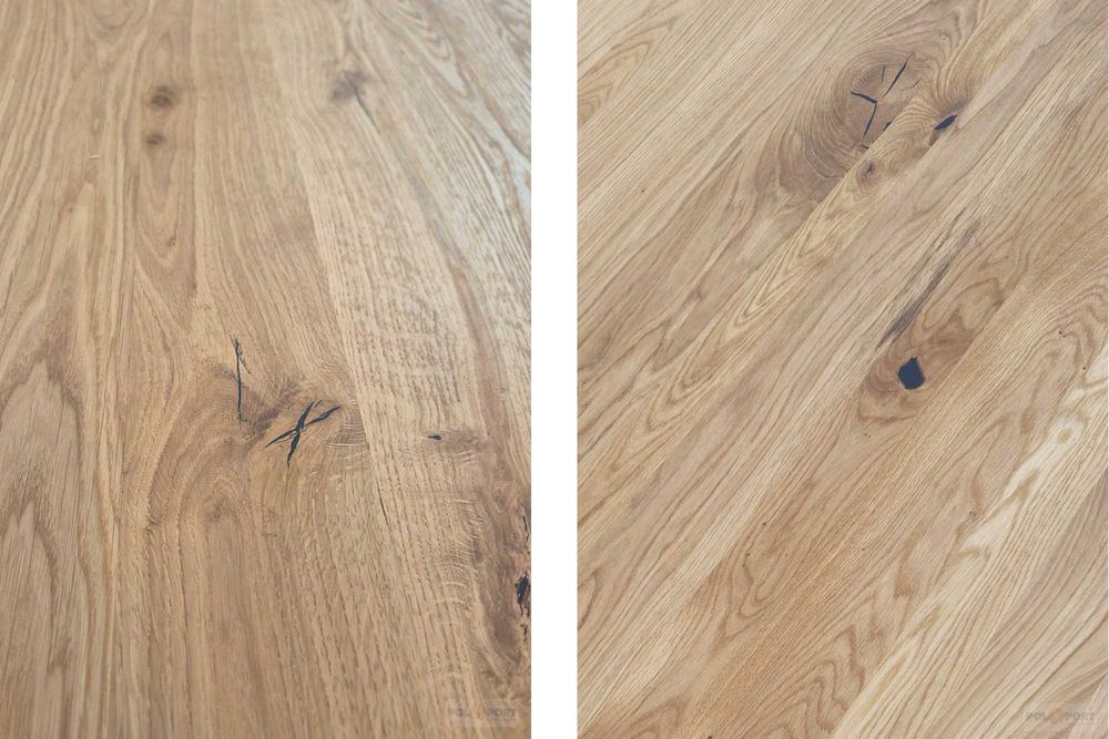 Stół dębowy rustykalny 200x100 – lite drewno, nogi pająk/krzyżak