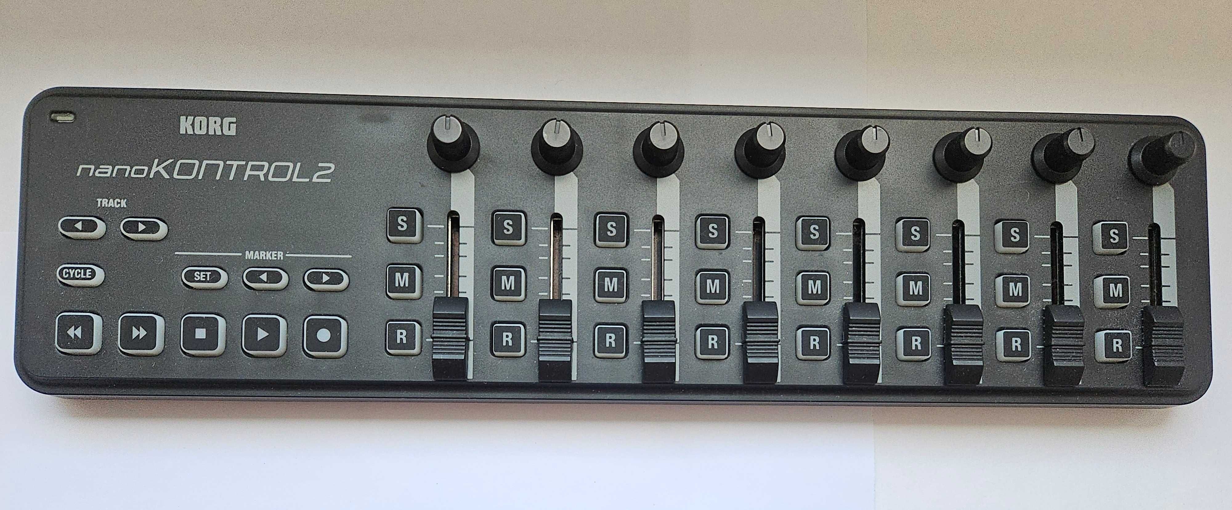 Korg nanokontrol2 + Korg nanopad2 - zestaw 2 kontrolerów MIDI