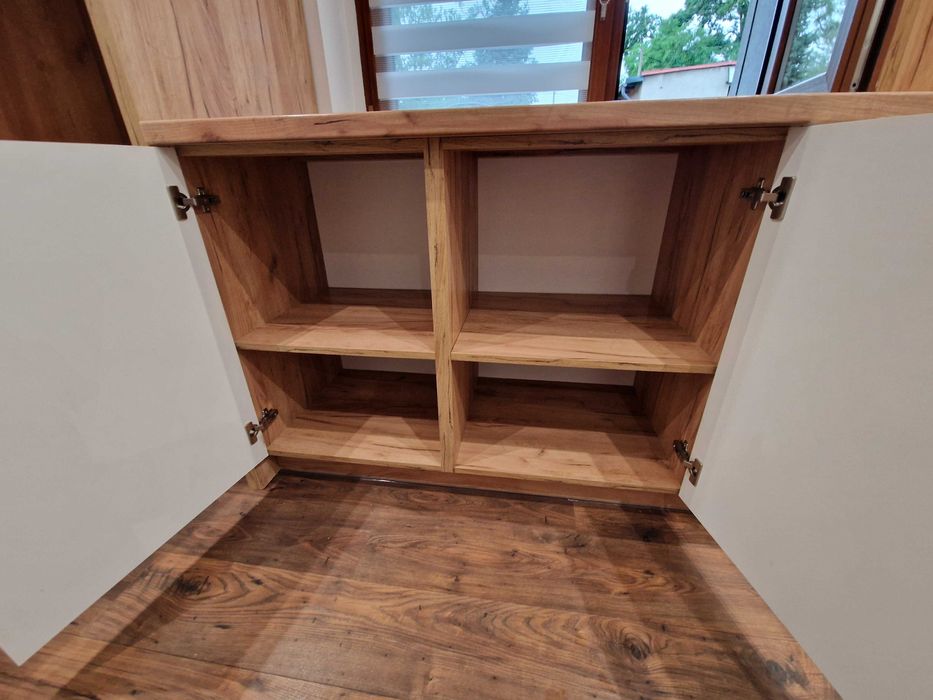 Meble kuchenne + okap i zlewozmywak