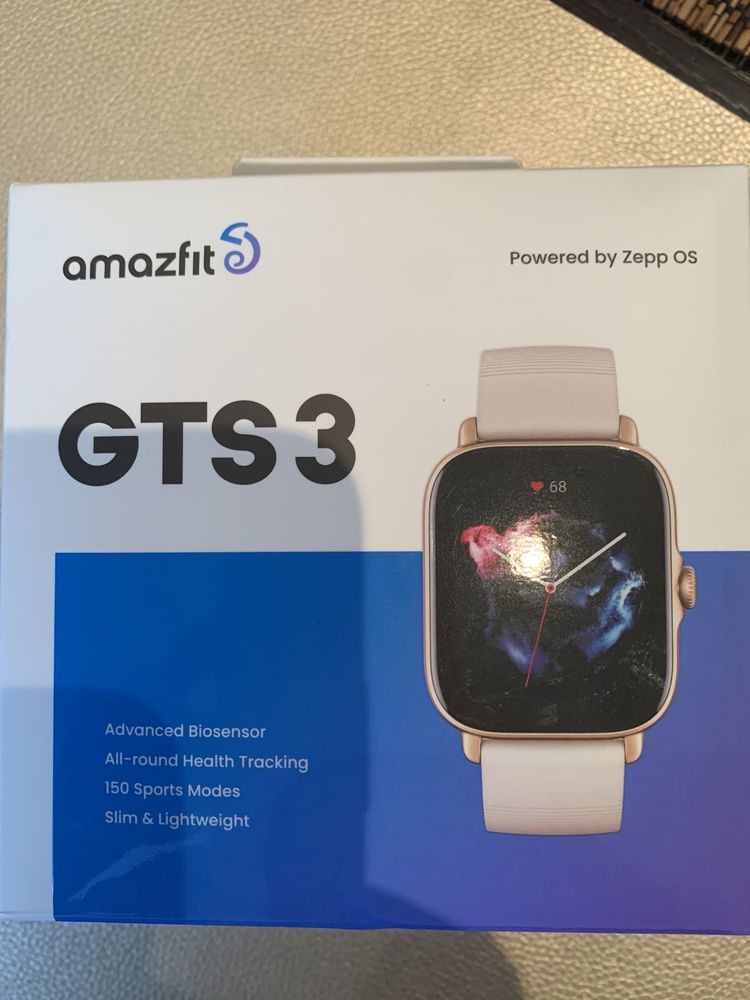 Smartwatch AMAZFIT GTS 3 beżowy nowy